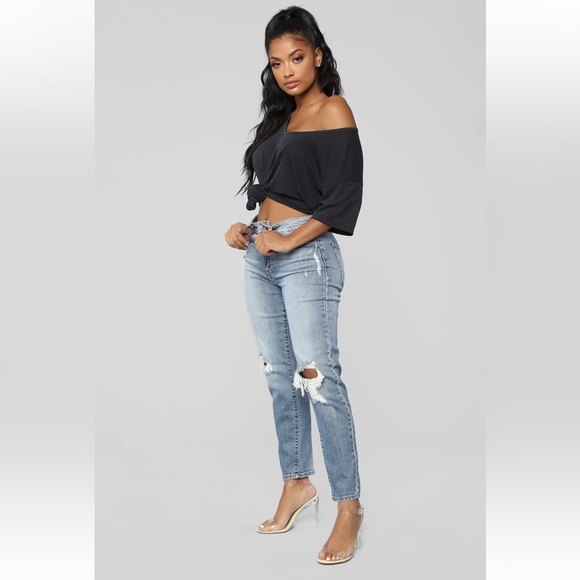 FN Tobi High rise Mom jeans - Picture 3 of 4